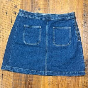Loft Denim Mini Skirt Size 10